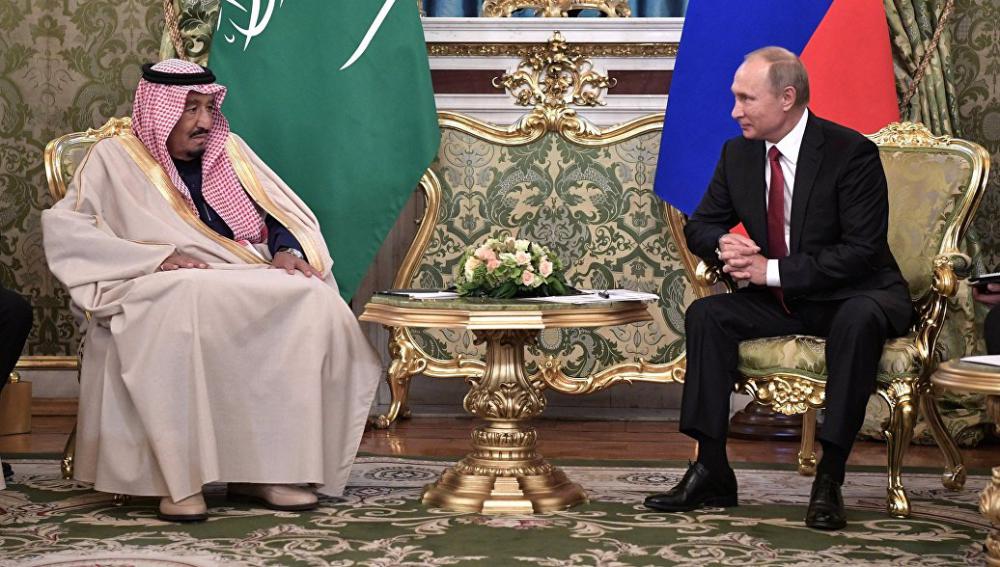 Путин и король Саудовской Аравии обсудили ситуацию на мировых рынках углеводородов