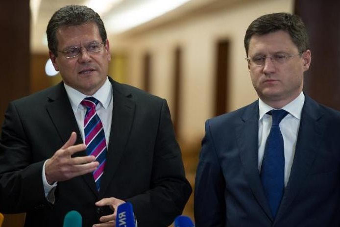 Новак и Шефчович обсудили транзит через Украину и поставки ей газа